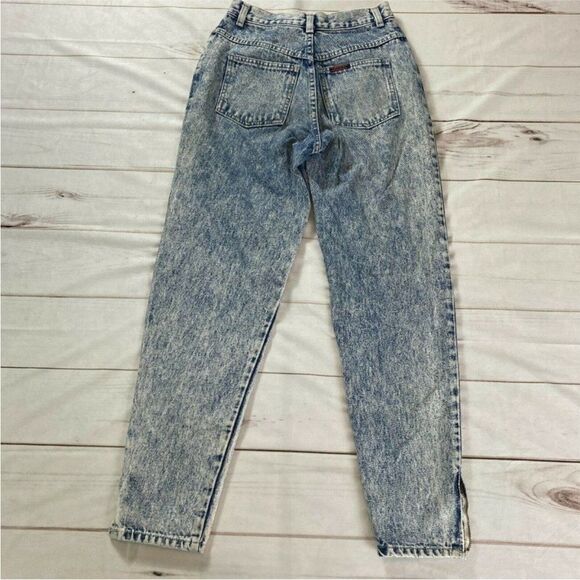 Sasson Vintage Y2K Acid Wash Mom Jeans Size 4 - Picture 3 of 12